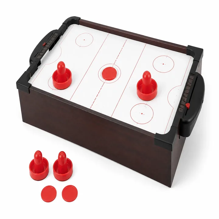 Unbranded Air Hockey Game model BJ2201-2-Y on a white studio background