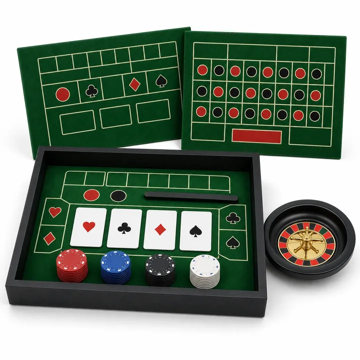 BJ8001 3-in-1 poker game set