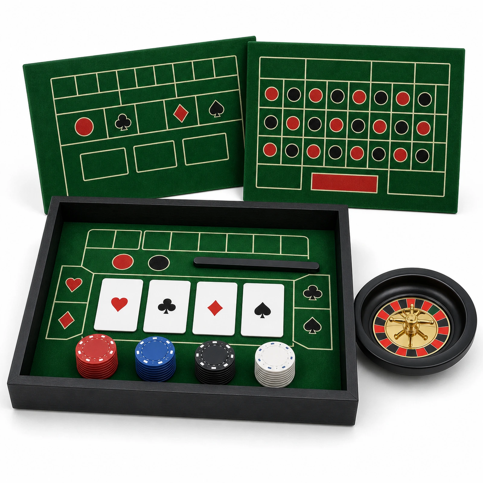 BJ8001 3-in-1 poker game set
