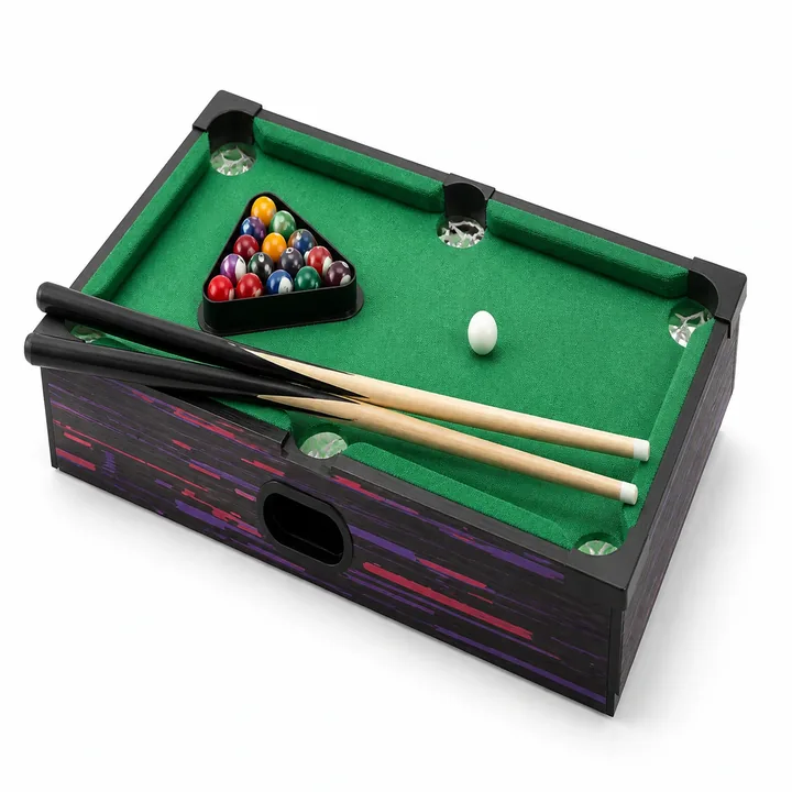Unbranded Pool Table Game model BJ2101-1-A on a white studio background