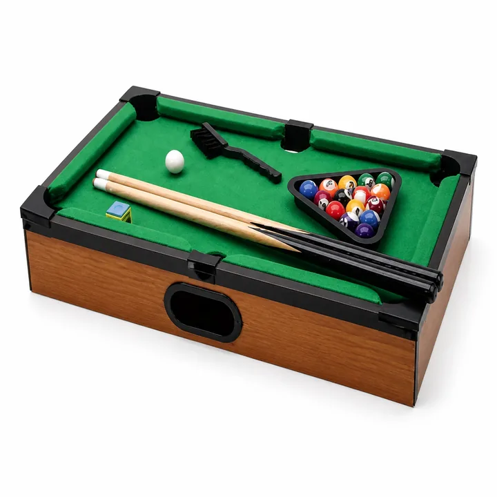 Unbranded Pool Table Game model BJ2103-2-E on a white studio background